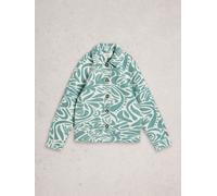 White Stuff White Stuff Blue Eden Jacquard Jacket