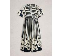 White Stuff White Stuff Blue Eve Stripe Dress Blue EU 38 (UK 10)