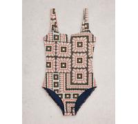 White Stuff White Stuff Blue Gabrielle Control Swimsuit