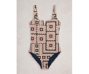 White Stuff White Stuff Blue Gabrielle Control Swimsuit