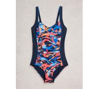 White Stuff White Stuff Blue Light Splash Control Swimsuit