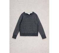 White Stuff White Stuff Blue Marl Katie Abstract Jumper