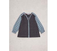 White Stuff White Stuff Blue May Mixed Print Top