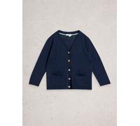 White Stuff White Stuff Blue Nova Linen Blend Cardigan