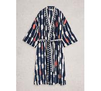 White Stuff White Stuff Blue Poppy Cover Up Kimono