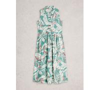 White Stuff White Stuff Blue Rylee Sleeveless Shirt Dress Blue EU 50 (UK 22)