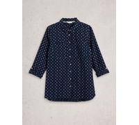 White Stuff White Stuff Blue Sophie Longline Shirt Blue 20