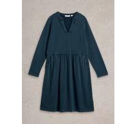White Stuff White Stuff Blue Thea Denim Jersey Dress Blue EU 38 (UK 10)