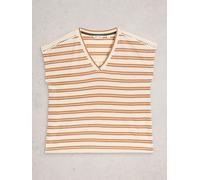White Stuff White Stuff Brown Ella Lace T-Shirt