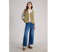 White Stuff White Stuff Green Ayra Quilted Gilet