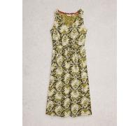 White Stuff White Stuff Green Heidi 100% Cotton Jersey Dress Green XL (EU 48-50)