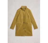 White Stuff White Stuff Green Karla Velvet Coat