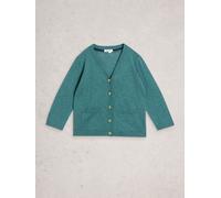 White Stuff White Stuff Green Nova Linen Blend Cardigan