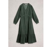 White Stuff White Stuff Green Phoebe Cord Dress Green 18