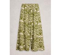 White Stuff White Stuff Green Poppy Linen Blend Trousers