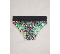 White Stuff White Stuff Green Reversible Fold Down Bikini Bottoms