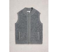 White Stuff White Stuff Grey Boucle Gilet