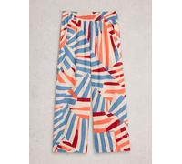White Stuff White Stuff Ivory Multi Shelly Blend Culottes