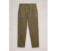 White Stuff White Stuff Khaki Green Twister Chino Trousers