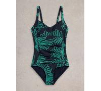 White Stuff White Stuff Light Blue Splash Control Swimsuit