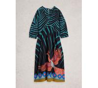 White Stuff White Stuff Lucy Mi-long Robe Noir EU 34 (UK 6)
