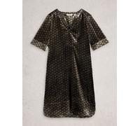 White Stuff White Stuff Natural June Velvet Dress Natural EU 36 (UK 8)