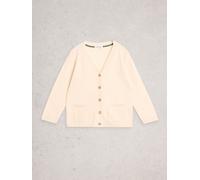 White Stuff White Stuff Natural Nova Linen Blend Cardigan