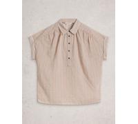 White Stuff White Stuff Natural Orla Pop Over Shirt Natural EU 36 (UK 8)