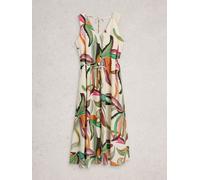 White Stuff White Stuff Natural Poppy Linen Blend Maxi Dress Natural EU 40 (UK 12)