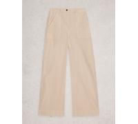 White Stuff White Stuff Natural Twister Chino Wide Leg Trousers