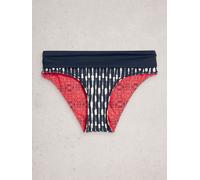 White Stuff White Stuff Navy Blue Reversible Fold Down Bikini Bottoms