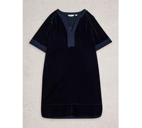 White Stuff White Stuff Navy June Velvet Dress Navy EU 46 (UK 18)