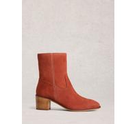 White Stuff White Stuff Orange Izzy Suede Ankle Boots