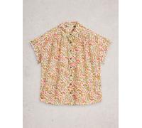 White Stuff White Stuff Orange Orla Button Through Shirt Orange EU 42 (UK 14)