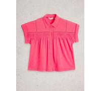 White Stuff White Stuff Pink Didi Double Cloth Shirt Pink 50