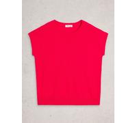 White Stuff White Stuff Pink Nova Linen Blend T-Shirt