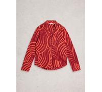 White Stuff White Stuff Red Annie Printed Sparkle Shirt Red 6