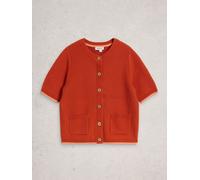 White Stuff White Stuff Red Isabella Short Sleeve Cardigan