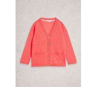 White Stuff White Stuff Red Nova Linen Blend Cardigan