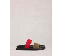 White Stuff White Stuff Red Zoey Footbed Mules