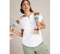 White Stuff White Stuff White 100% Cotton Beth Shirt White 12