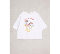 White Stuff White Stuff White Katya Graphic T-Shirt