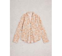 White Stuff White Stuff White/Orange Annie Jersey Shirt White/Orange 40