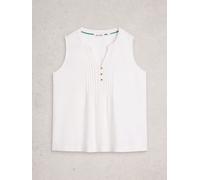 White Stuff White Stuff White Poppy Linen Blend Top