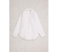 White Stuff White Stuff White Sadie Linen Boyfriend Shirt White EU 46 (UK 18)