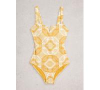 White Stuff White Stuff Yellow Gabrielle Printed Swimsuit