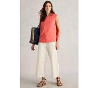 White Stuff Yasmin Double Cloth Vest Bright Pink Taille: 8 | Chemisiers Outlet | Femme | Rose
