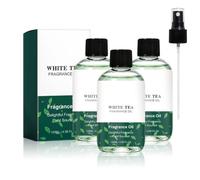 White Tea Diffuser Oil, White Tea Hotel Oil pour Diffuseur, Désodorisant | Parfum Longue Durée aux Notes de Thé, de Néroli et de Bergamote, Parfum d'hôtel pour Diffuseurs Sans Eau et Spray d'ambiance