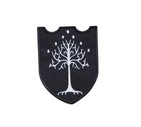 White Three of Gondor, Tolkien, Silmarillion, Lord The Rings, Fantasy, Dragons, Middle Earth, Dungeon Synth, LOTR 5 Applique brodée à repasser accessoire souvenir