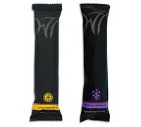 White Towel Services Lot de 100 serviettes en coton humide emballées individuellement Citron et lavande 20,3 x 20,3 cm